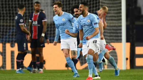 De bruyne and Mahrez secure away goals for Man City in Paris | UEFA Champions League